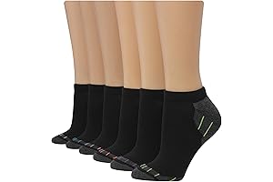 Hanes Women's 6-Pair Comfort Fit No Show Socks