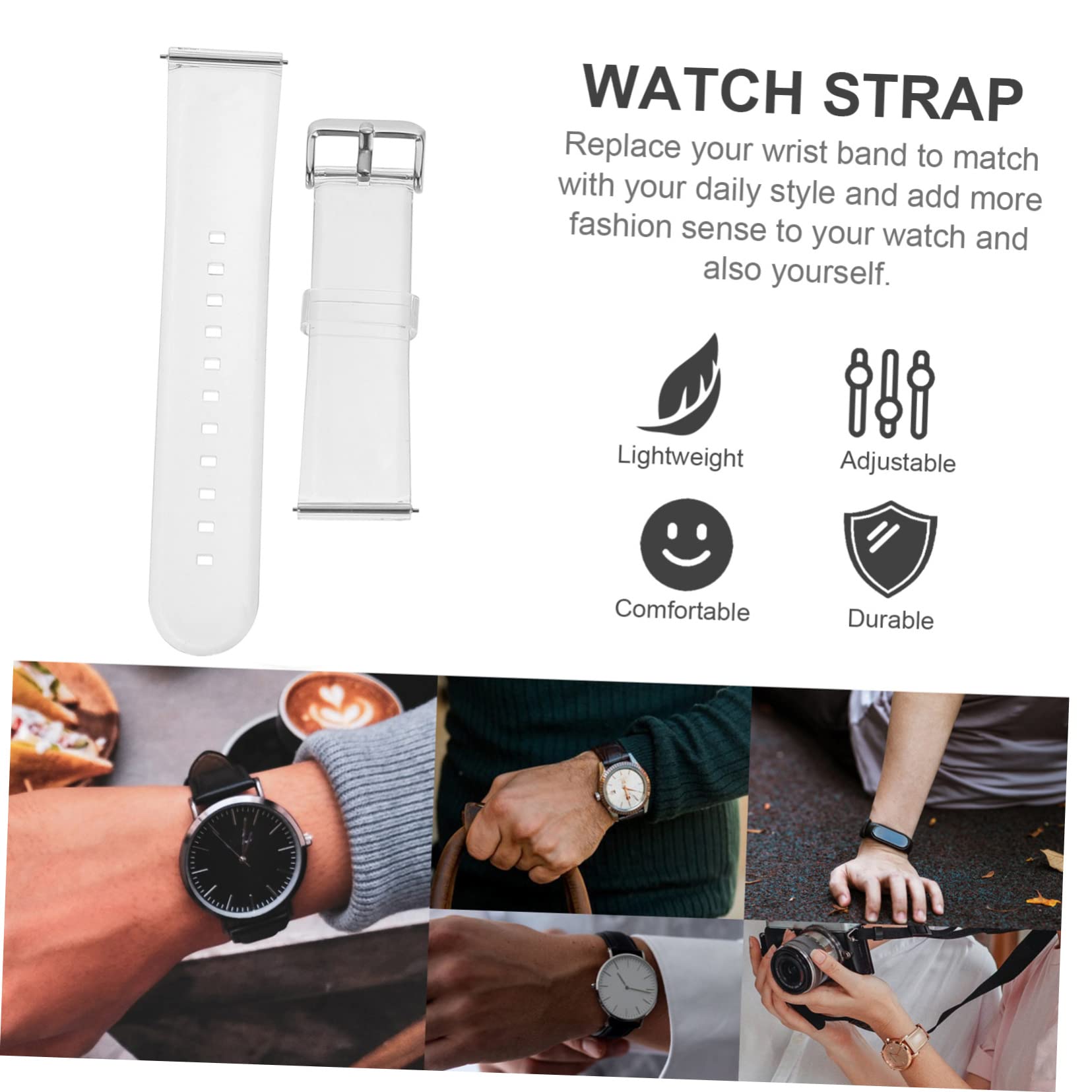 UPKOCH 3 Uds Correa Universal Banda De Reloj Inteligente Correa De Reloj Universal Apariencia Atractiva De Reloj s Ajustables Reemplazo De Crisminstmas De