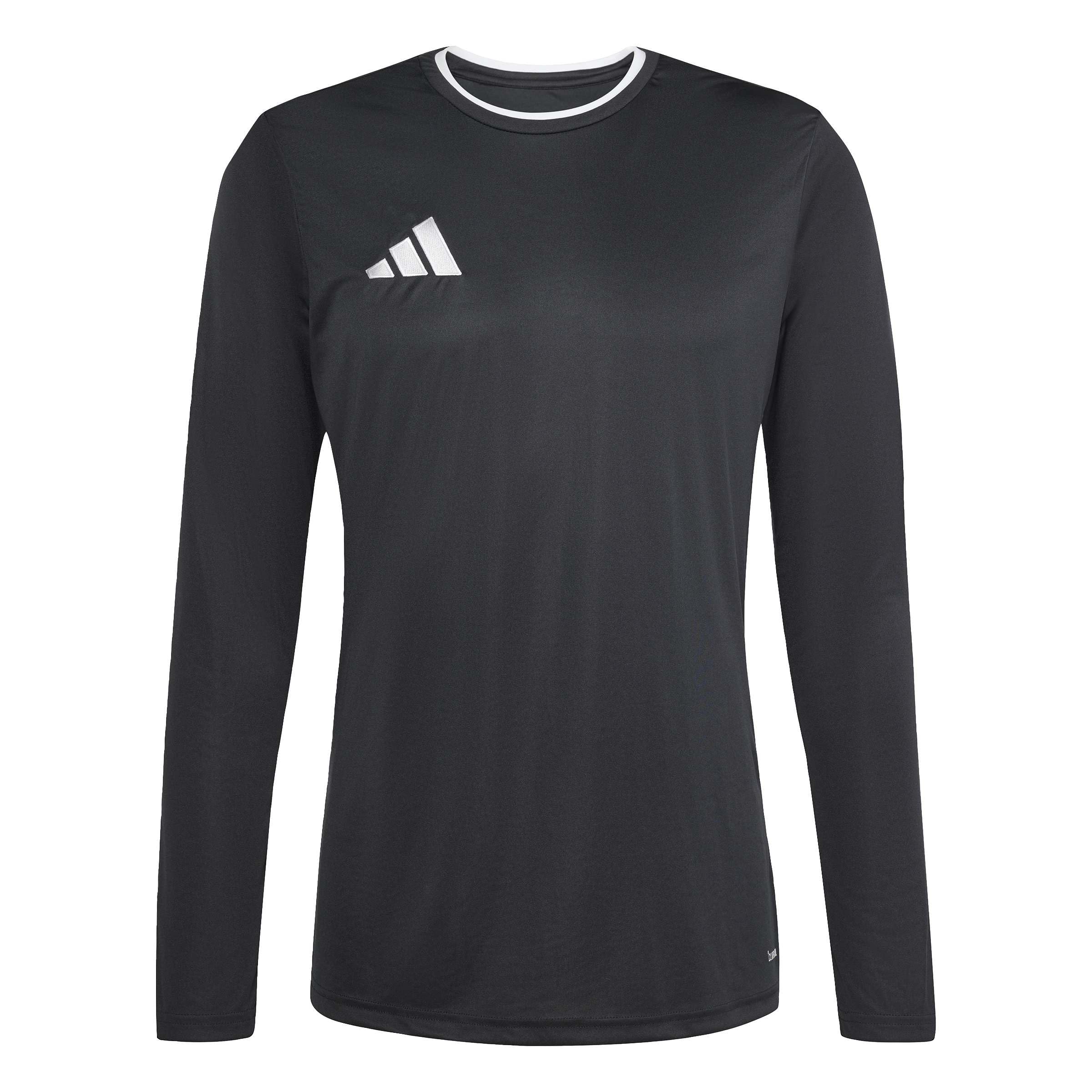 adidas Men's Entrada26 Long Sleeve Jersey Shirt, Black/White, S