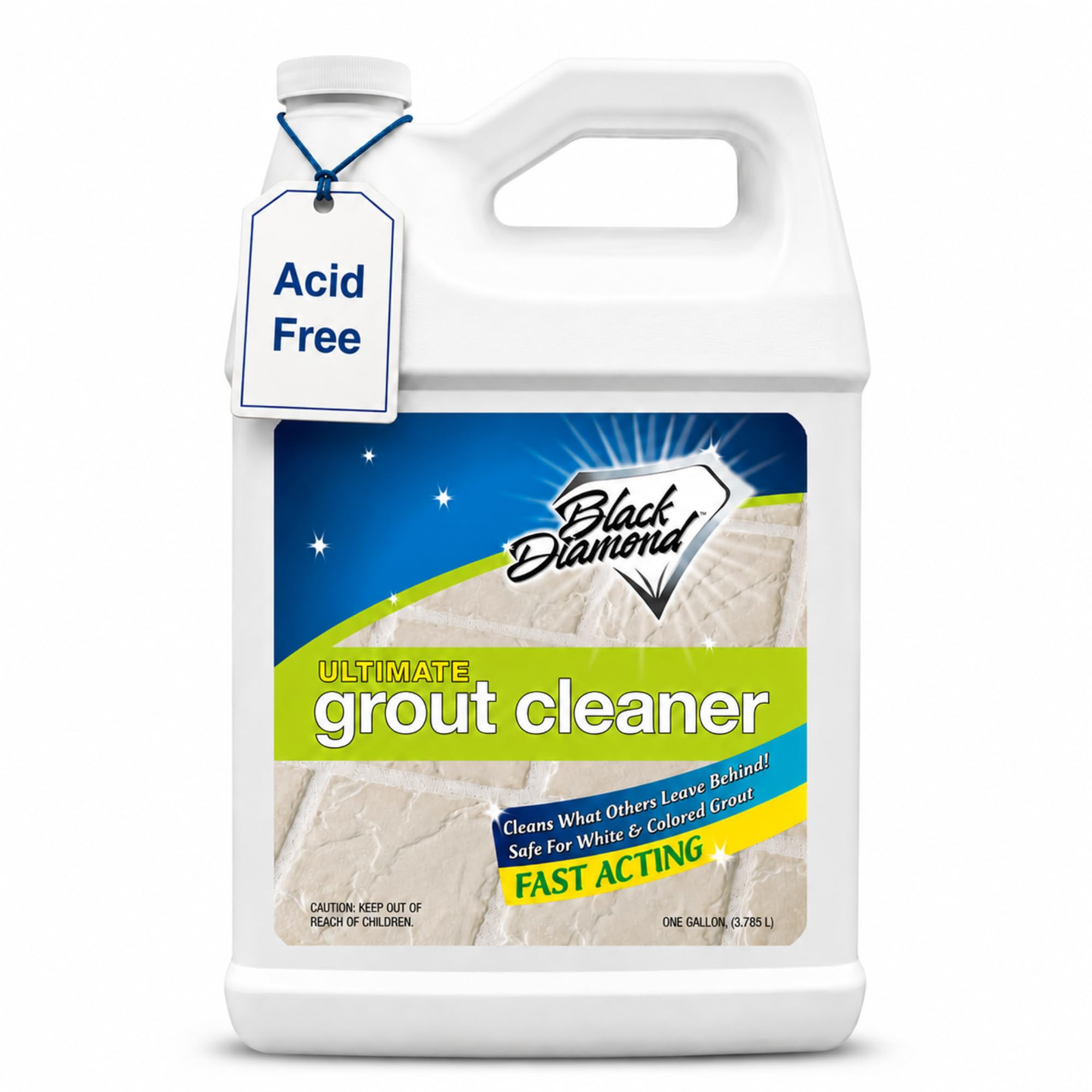 Ultimate Grout Cleaner for Tile &amp; Grout, Acid-Free Stain Remover, 1 Gallon