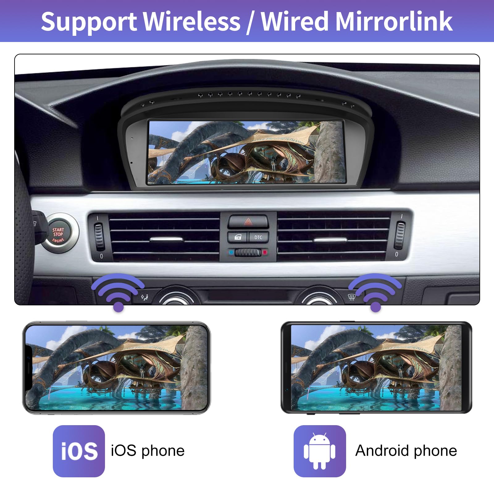 Bmw X1 e84 CIC scherm met carplay en android auto 2009-2015