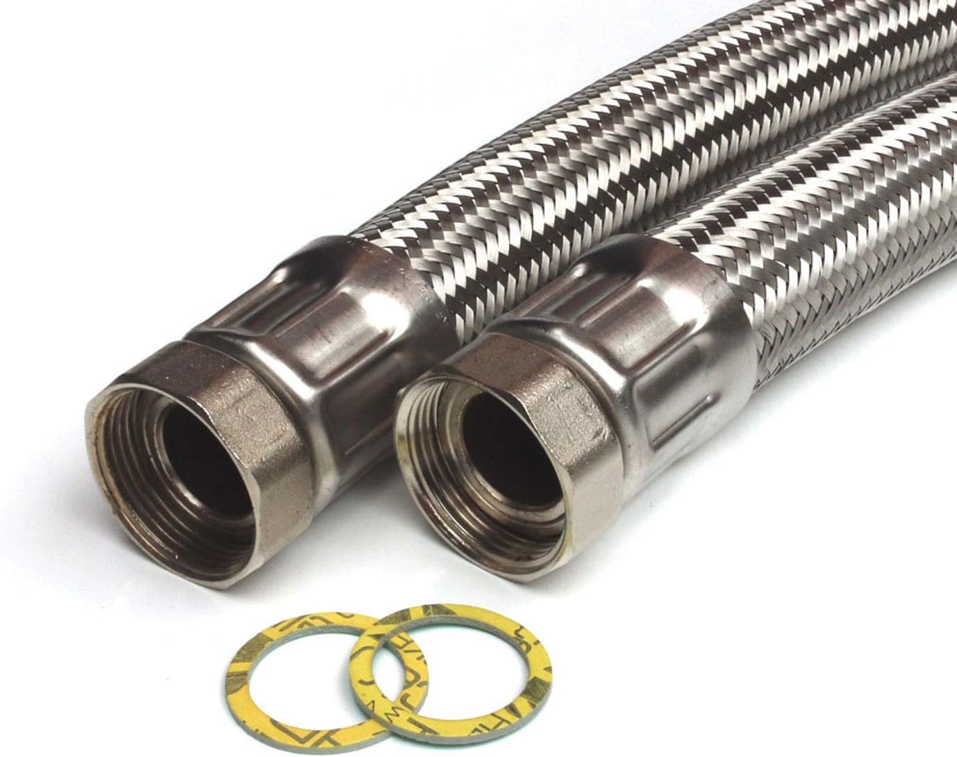 SFX® Panzerschlauch 70cm DN40 - 1.1/2 Zoll ÜM X 1.1/2 Zoll ÜM Mit 90
