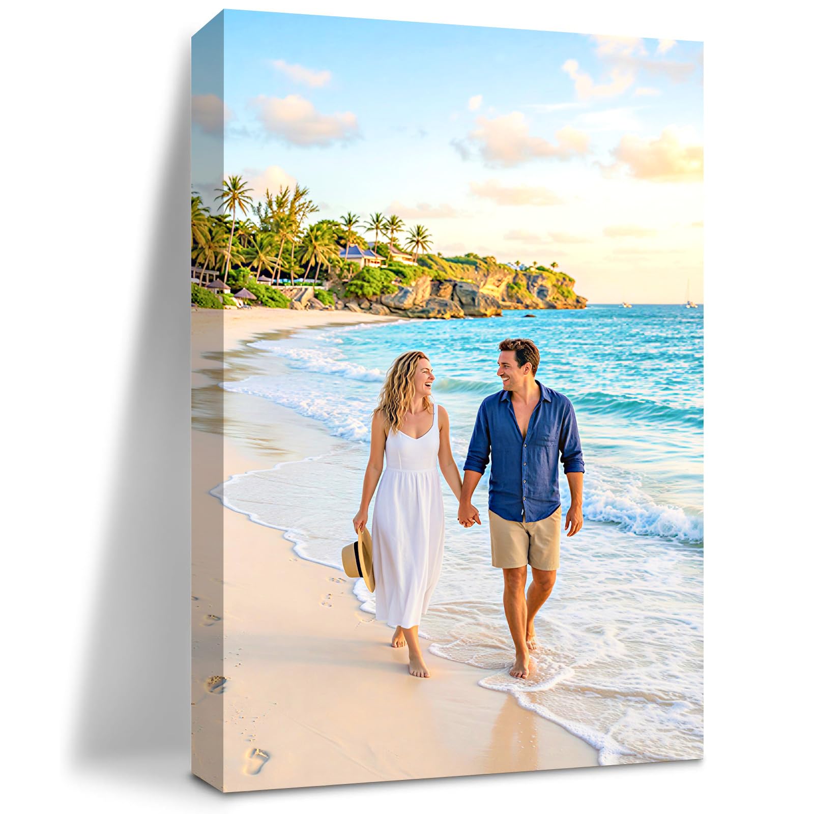 Personalised Canvas Photos 50x50cm(20x20in) Unframed ,Rolled Canvas Prints