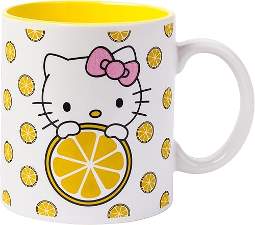 Miniatura 24 de Silver Buffalo Sanrio Hello Kitty and Friends Kuromi Poses - Taza de cerámica, 20 onzas