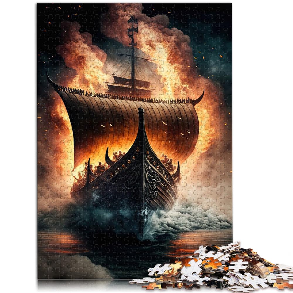 puzzle 2000 pezzi per adulti Nave pirata Giocattoli che creano dipendenza e sfidano l'intelligenza del cervello Regali di compleanno 70x100cm
