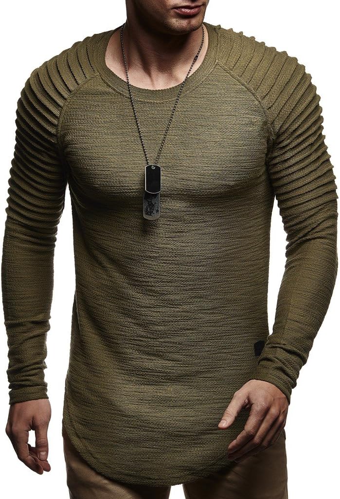 Leif Nelson LN8129 Men's Oversized Hoodie Sweatshirt