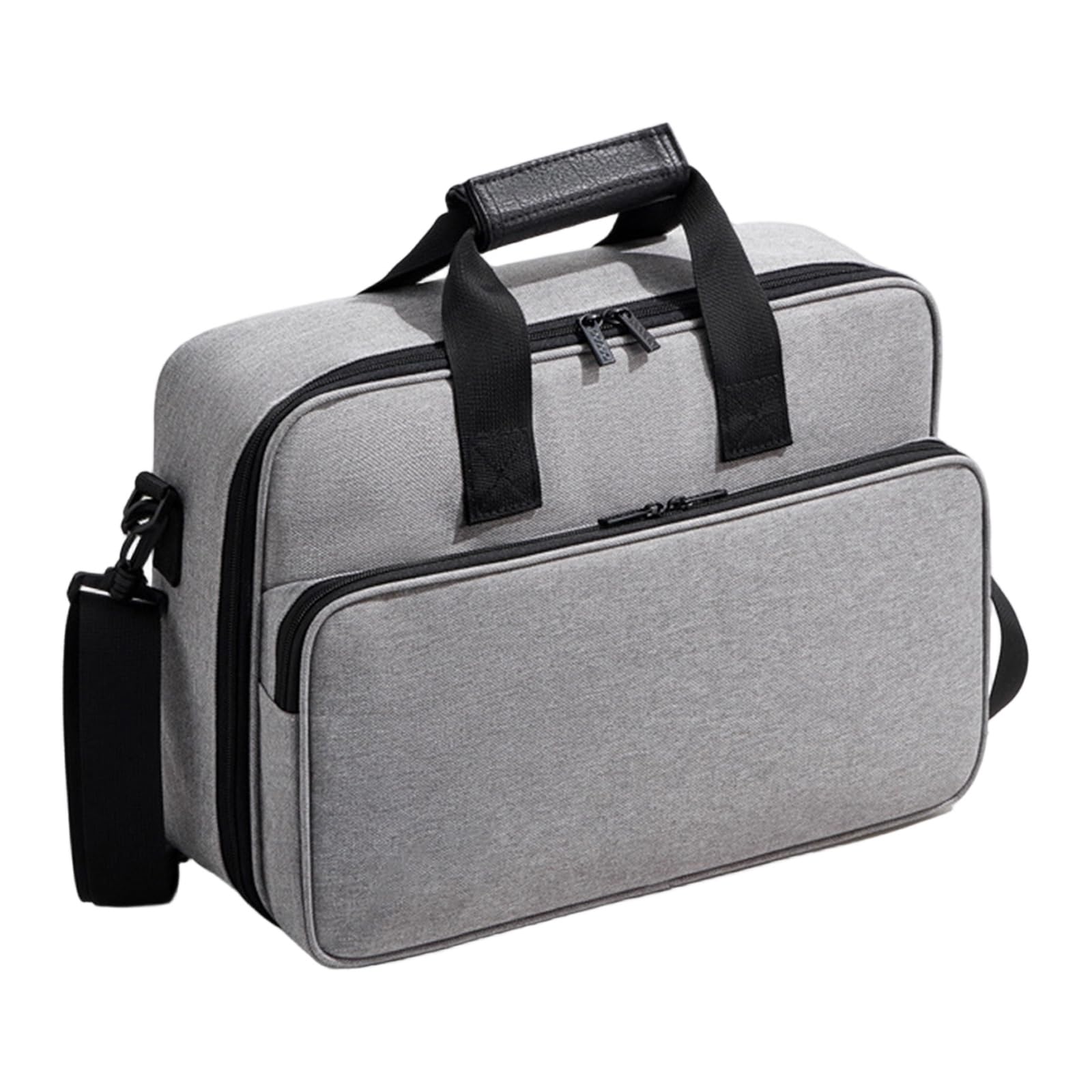 Borsa da viaggio in tessuto Oxford per 5 sistemi con protezioni imbottite e borsa per accessori da gioco integrata con design a tasche multiple