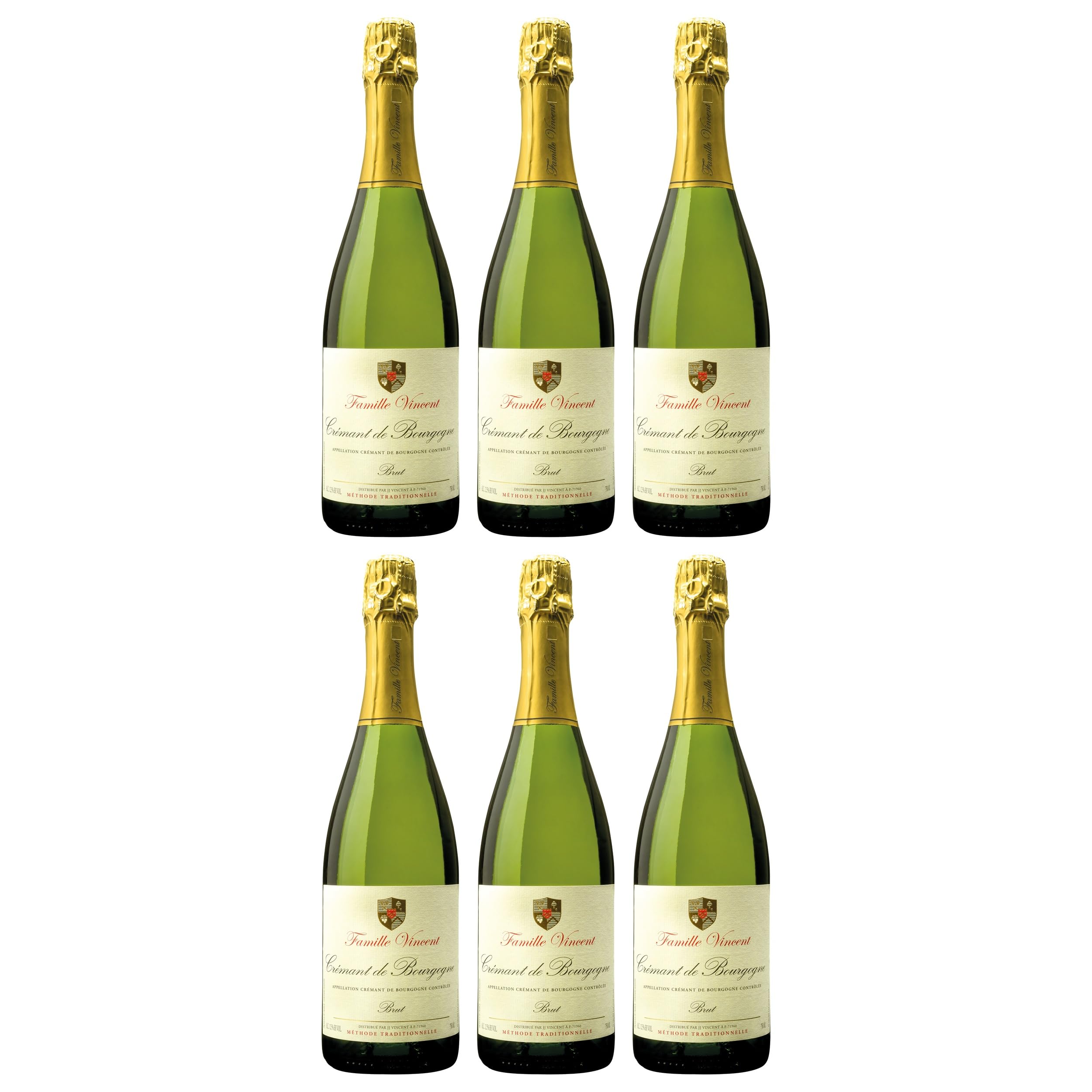Château Fuissé Cremant de Bourgogne Sekt Weiss trocken Frankreich inkl. FeinWert E-Book (6 x 0.75 l)