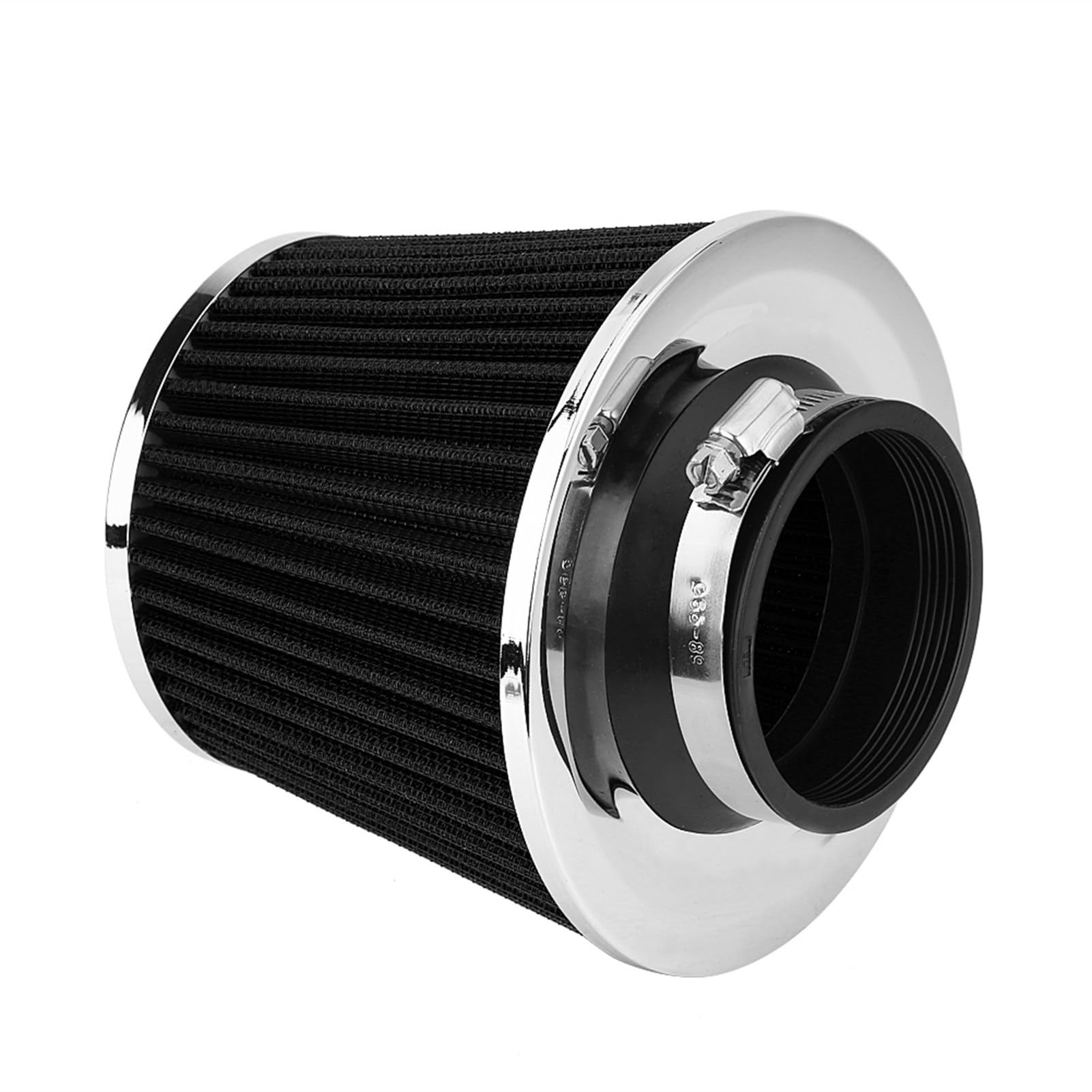 Ausla Filtro Aria Fredda 76mm Alluminio Nero | Kit induzione, per veicoli modificati, filtro turbo, 76mm, nero