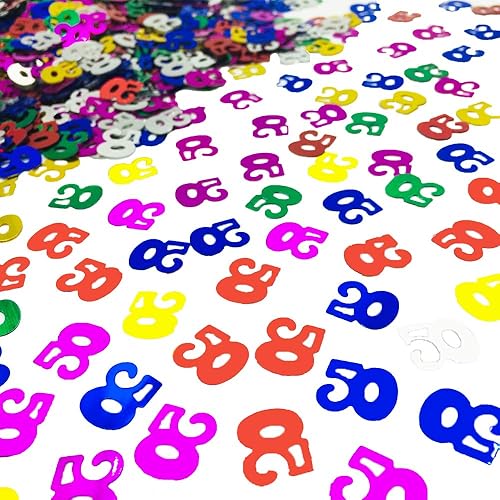 Miniatura 4 de Confeti de 70 cumpleaños número 70, confeti número 70, confeti de fiesta de 70 aniversario, confeti para fiesta de decoración de mesa o bricolaje