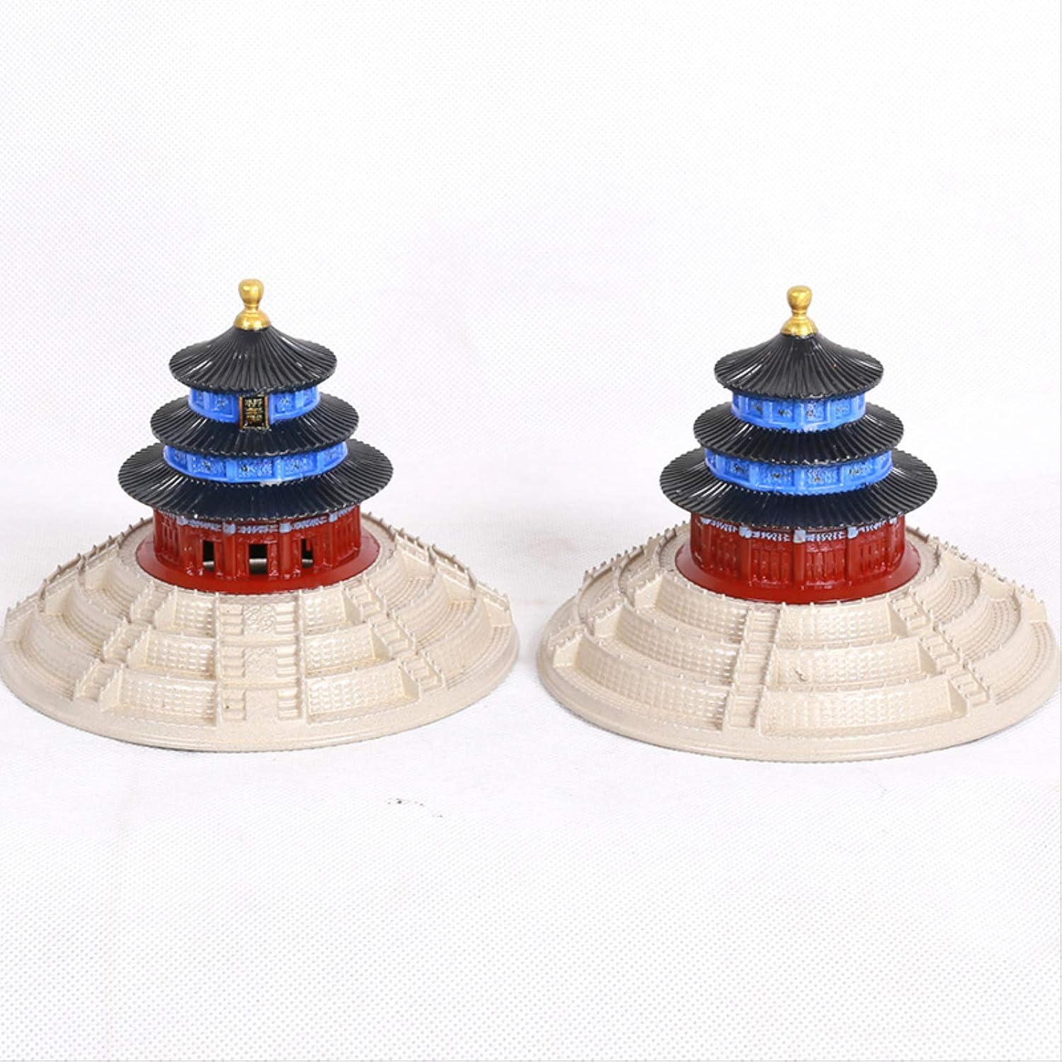 Chinese Style Retro Temple of Heaven Model Tiananmen Metal Souvenirs, Custom Furniture Decorations, Sales Gifts