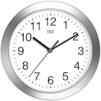 HITO Silent 10-Inch Wall Clock