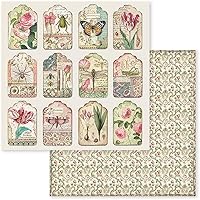 Vista 4 de Stamperia Intl Scrapbooking Paper, Multi-Colored 10 Pack