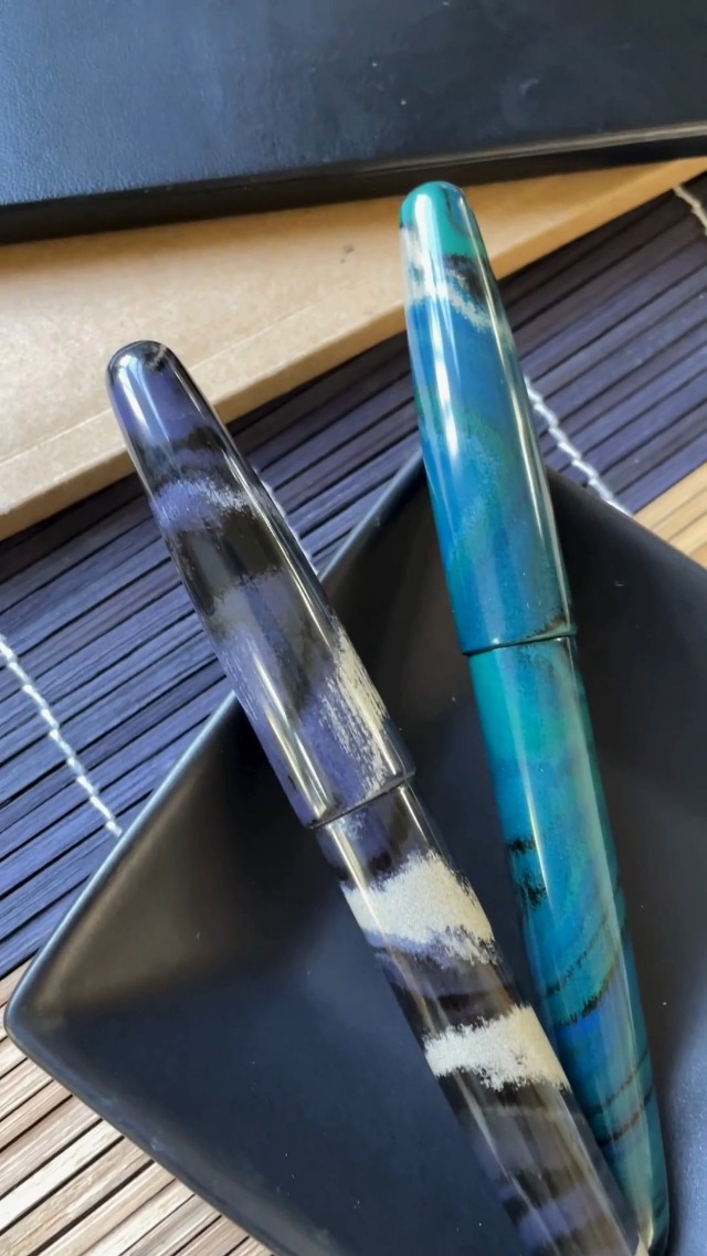 Amazon | WANCHER 夢万年筆 DREAM PEN 誠エボナイトマーブルパープル