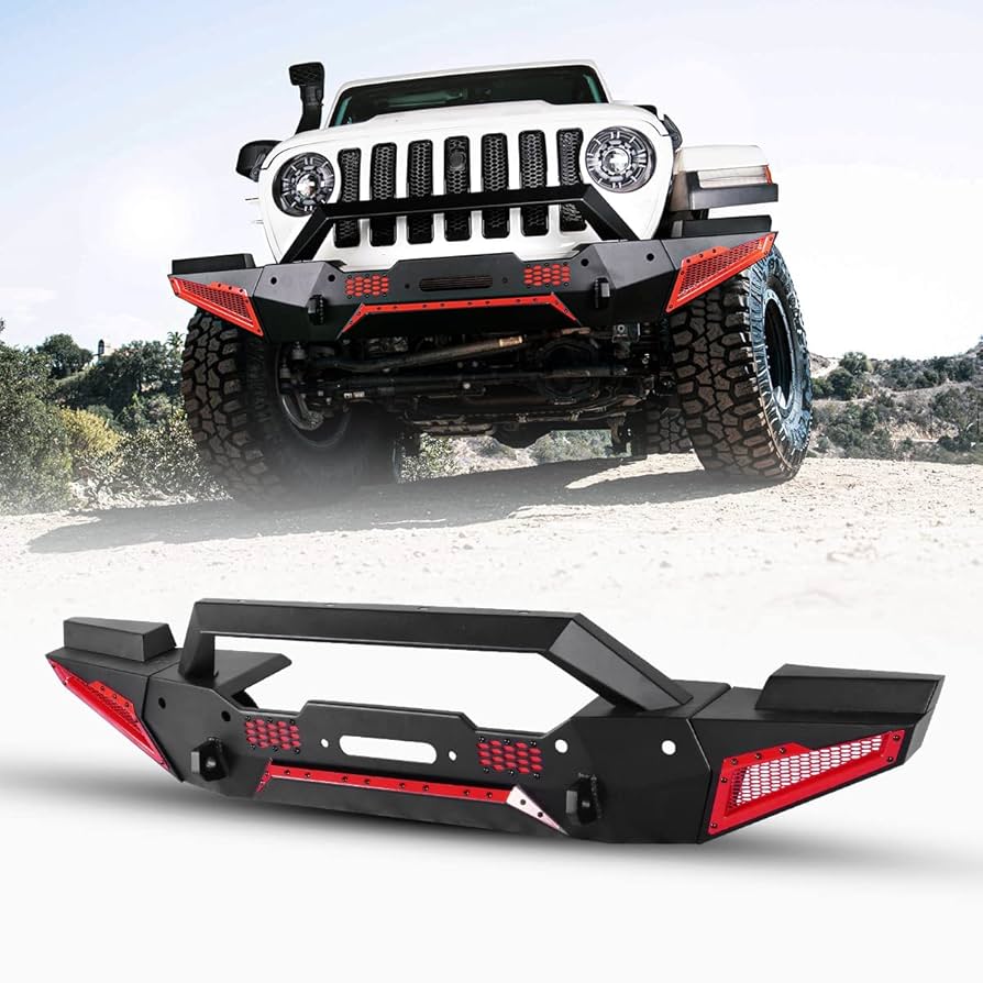 Amazon.com: WOLFSTORM Front Bumper Fit For 2007-2018 Jeep