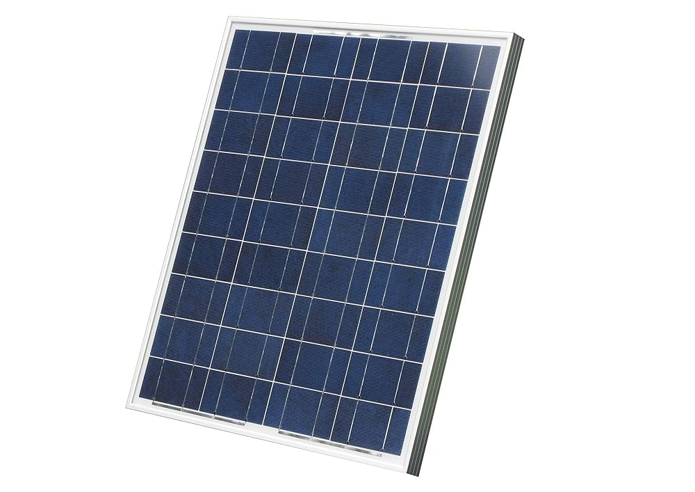 Amazon | 屋外設置可能 60W ソーラーパネル 12V システム系