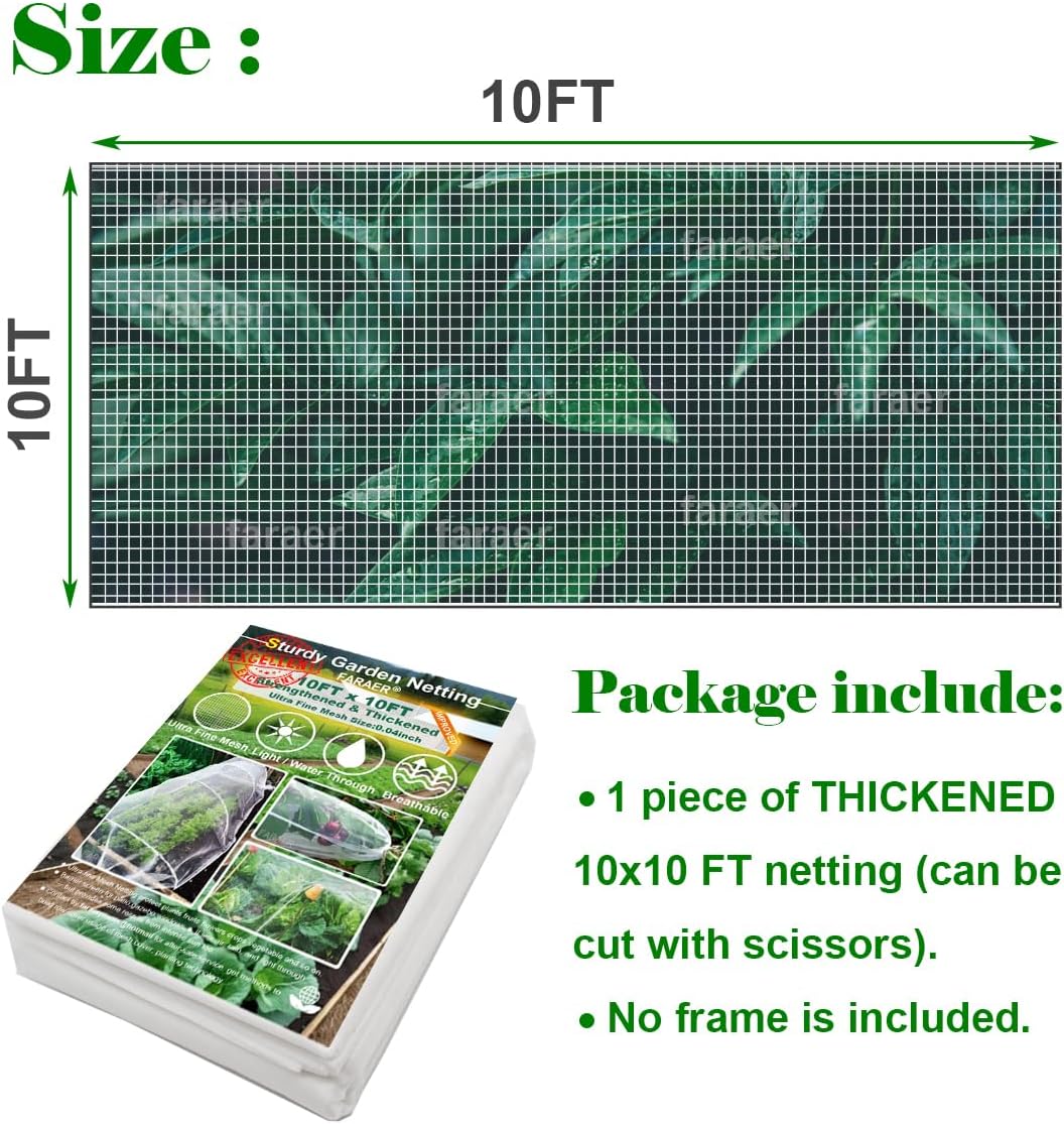 Garden Netting Thickened Mesh Net Plant Covers Ultra Fine Barrier Netting