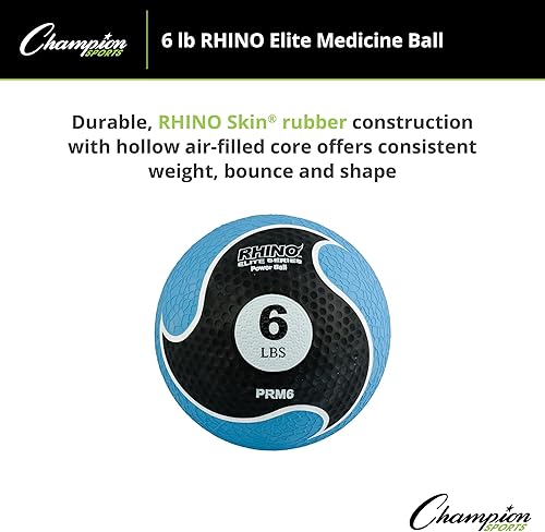Miniatura 3 de Champion Sports Rhino Elite - Pelota medicinal en múltiples pesos