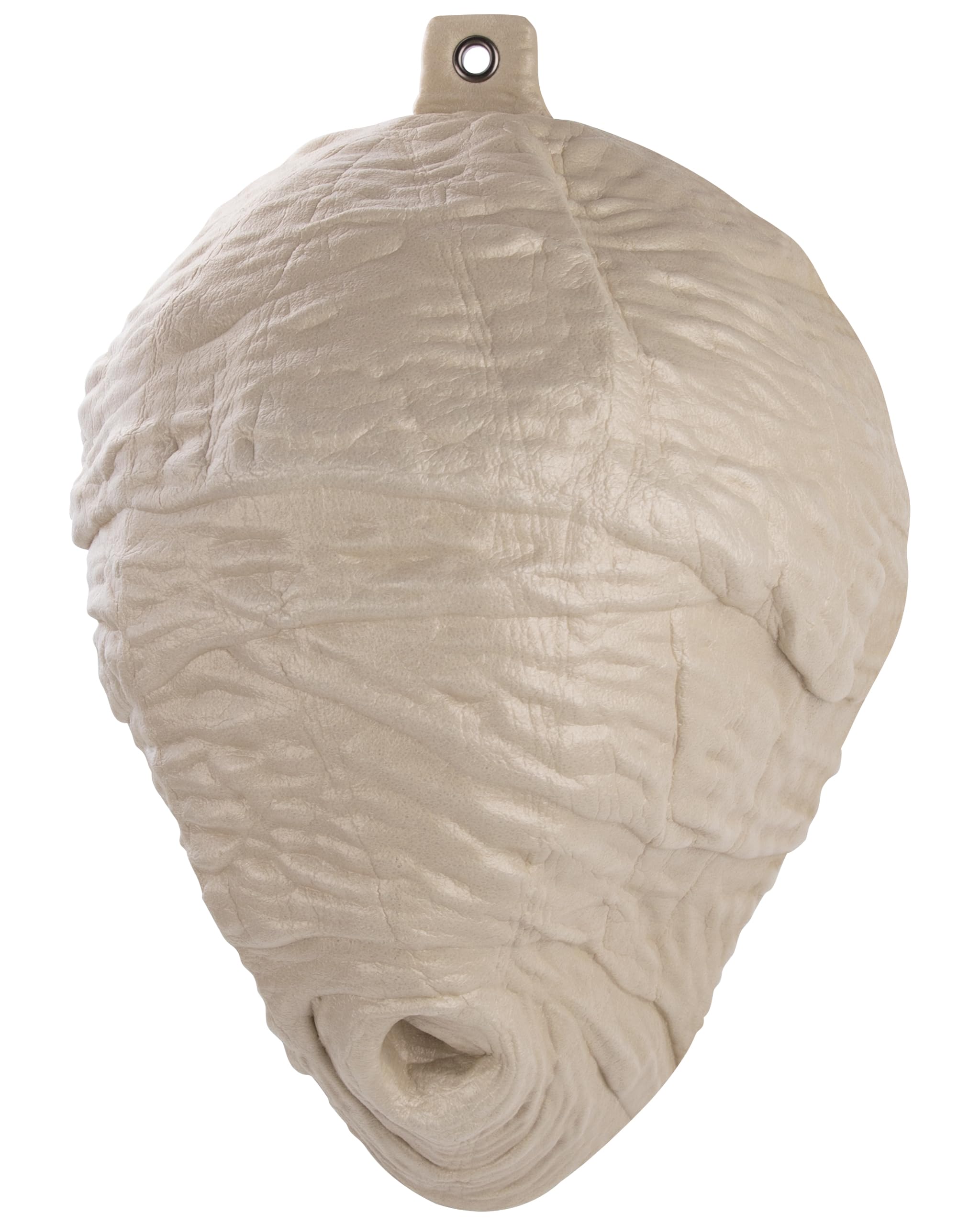 AQKILO Inflatable Faux Hornet Nest Decor, Wasp Nest Decoy for Outdoor Hanging, Polyurethane, Yellow, 1 Pack