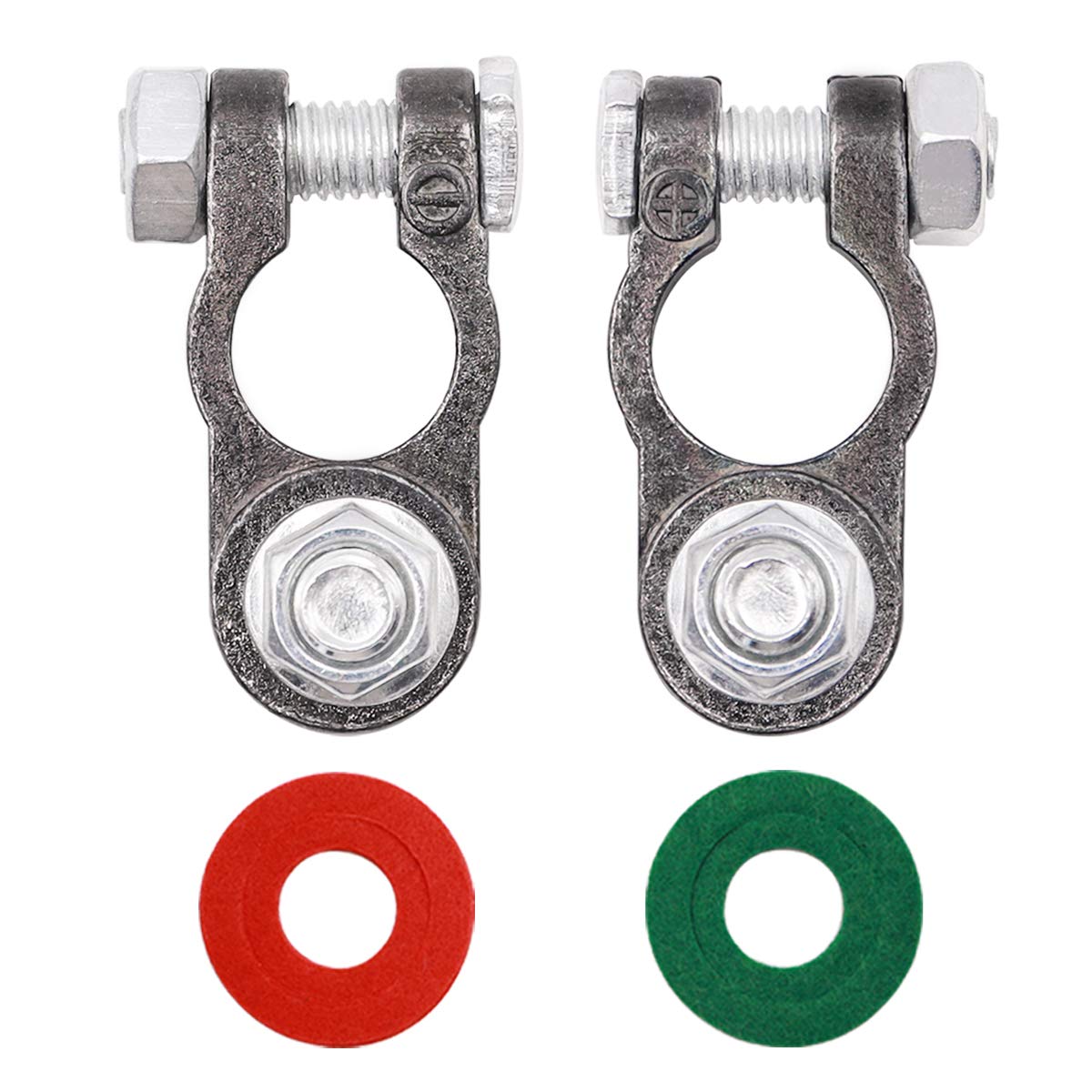 Buy mxuteuk 1 Pair Battery Terminal Connectors Positive and Negative