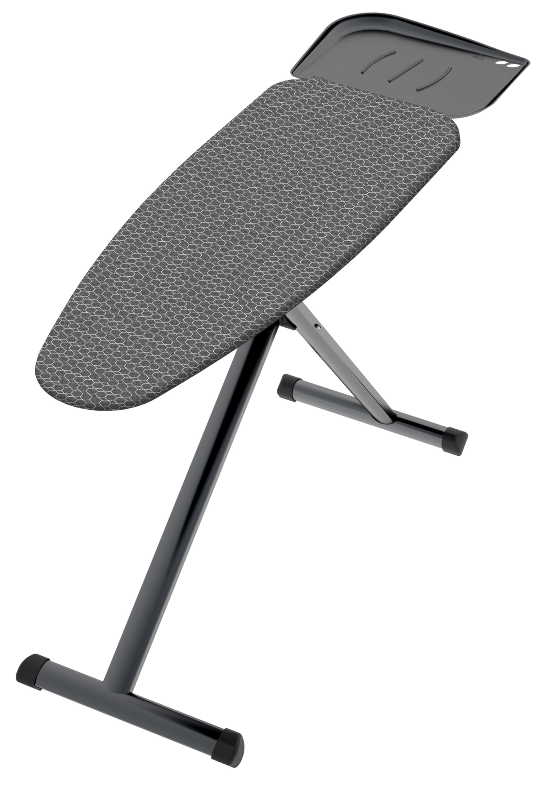 Colombo Asse da Stiro ALLUMINIA XL 125x42 cm, in Alluminio Leggero e Stabile, Regolabile in Altezza, Porta Caldaia Professionale fino a 10kg con Porta Grucce, Pieghevole, Copriasse 100% Cotone Bio