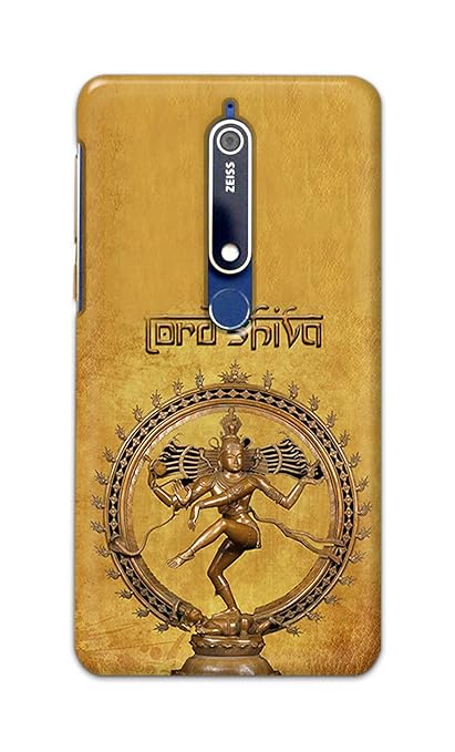 PRINTFIDAA Lord Shiva As Nataraj Back Cover for Girls Nokia 6.1 (2018) (5.5