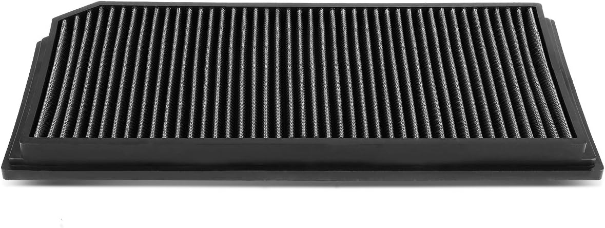 DNA Motoring AFPN-005-SL Washable Drop In Panel Air Filter Enhance Engine Performance [Compatible with 6-11 A3 Turbo / 08-09 TT / 06-08 GTI Jetta Passat / 12-13 Golf / 07-09 EOS 2.0 Turbo]