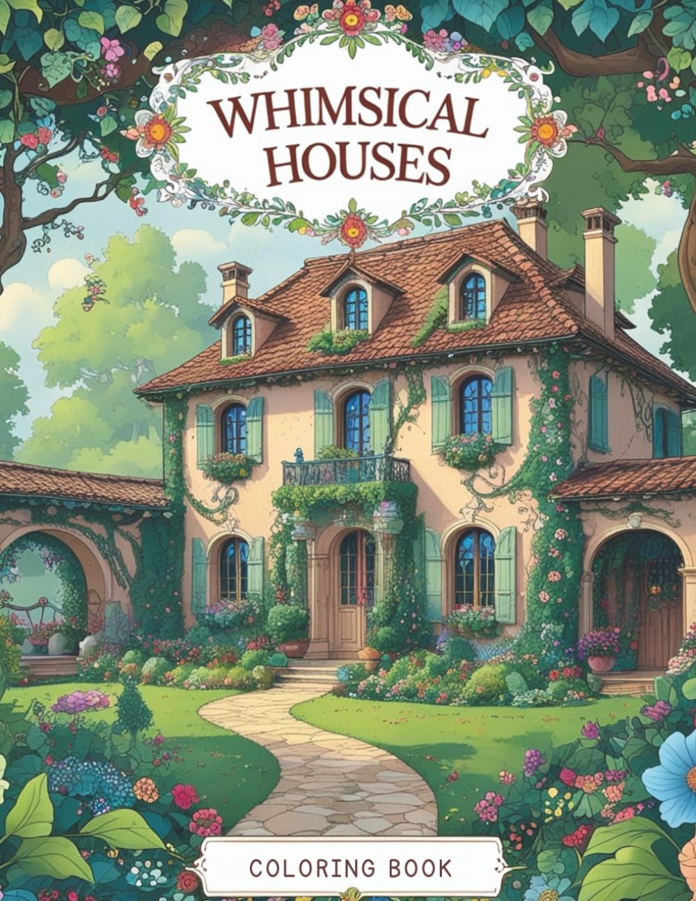 Whimsical Houses: Coloring Book