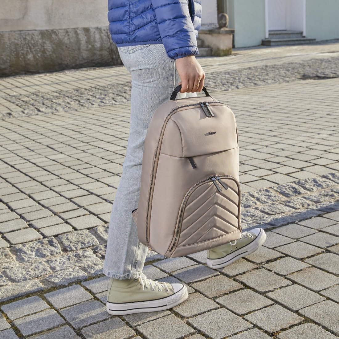 Hama | Mochila para Ordenador portátil (Compartimento Acolchado para portátiles de hasta 16,2", Compartimento para Tablet de 14,6", Mochila para portátil con 2 Bolsillos Delanteros y 1 Compartimento