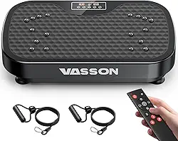 VASSON Plataforma Vibratória Vasson Para Exercícios, Plataforma Vibratória Potente Para Drenagem Linfática, Plataforma Vibratória Waver Fitness Para Todo O Corpo, Prancha Vibratória Para Exercícios