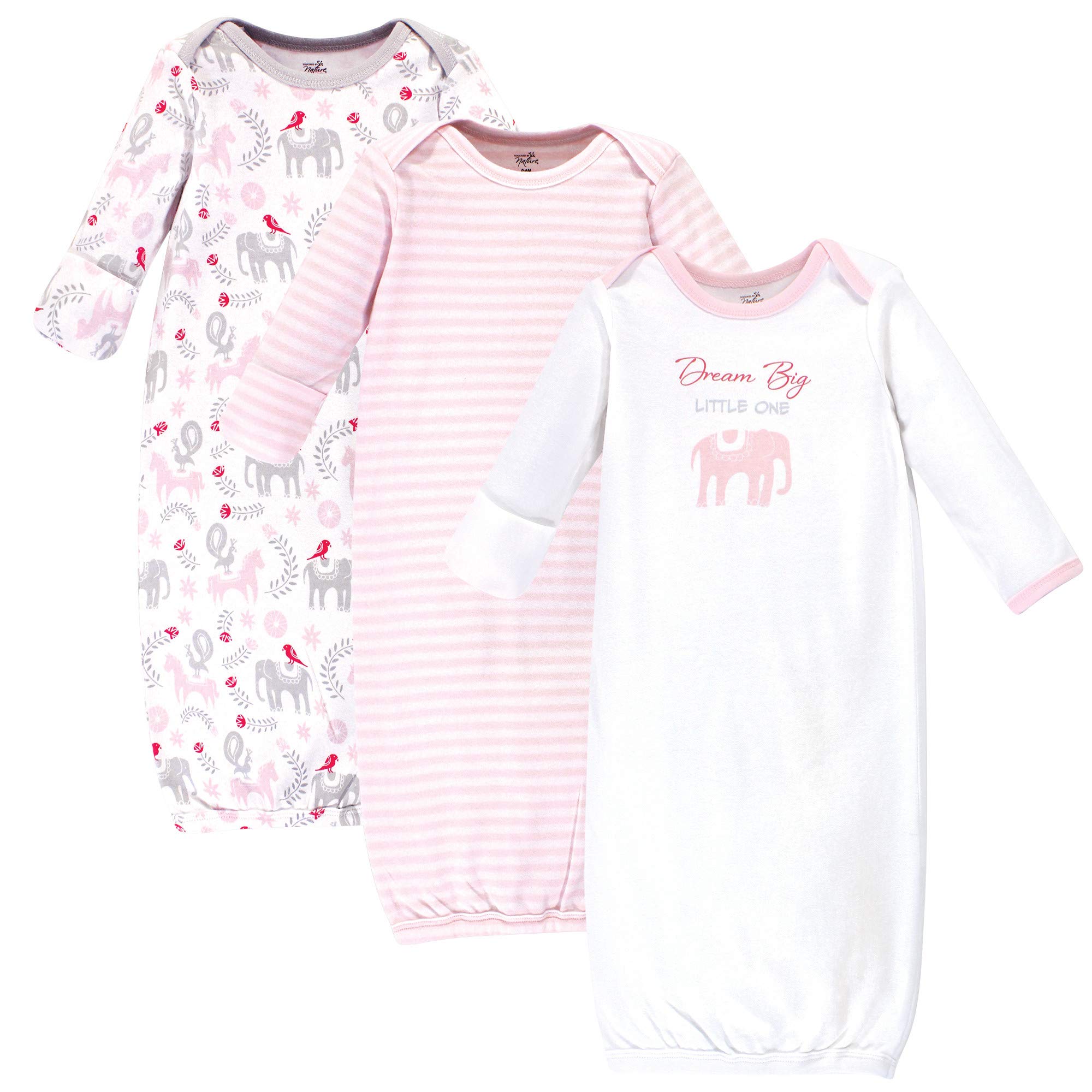 Touched by Nature Unisex Baby Organic Cotton Gowns