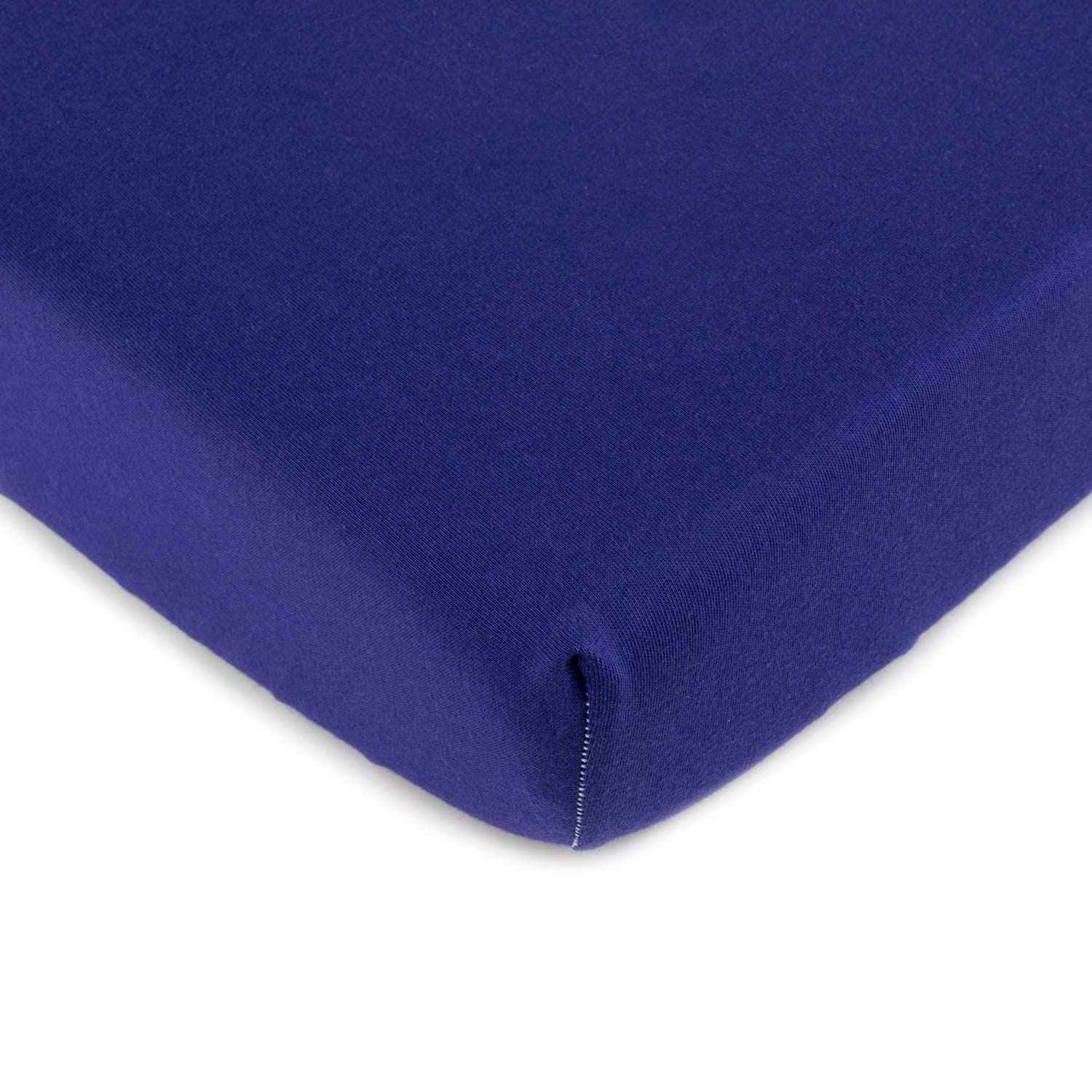 SheetWorld Fitted Youth Bed Sheet 33 x 66, 100% Cotton Jersey Purple, Made in USA