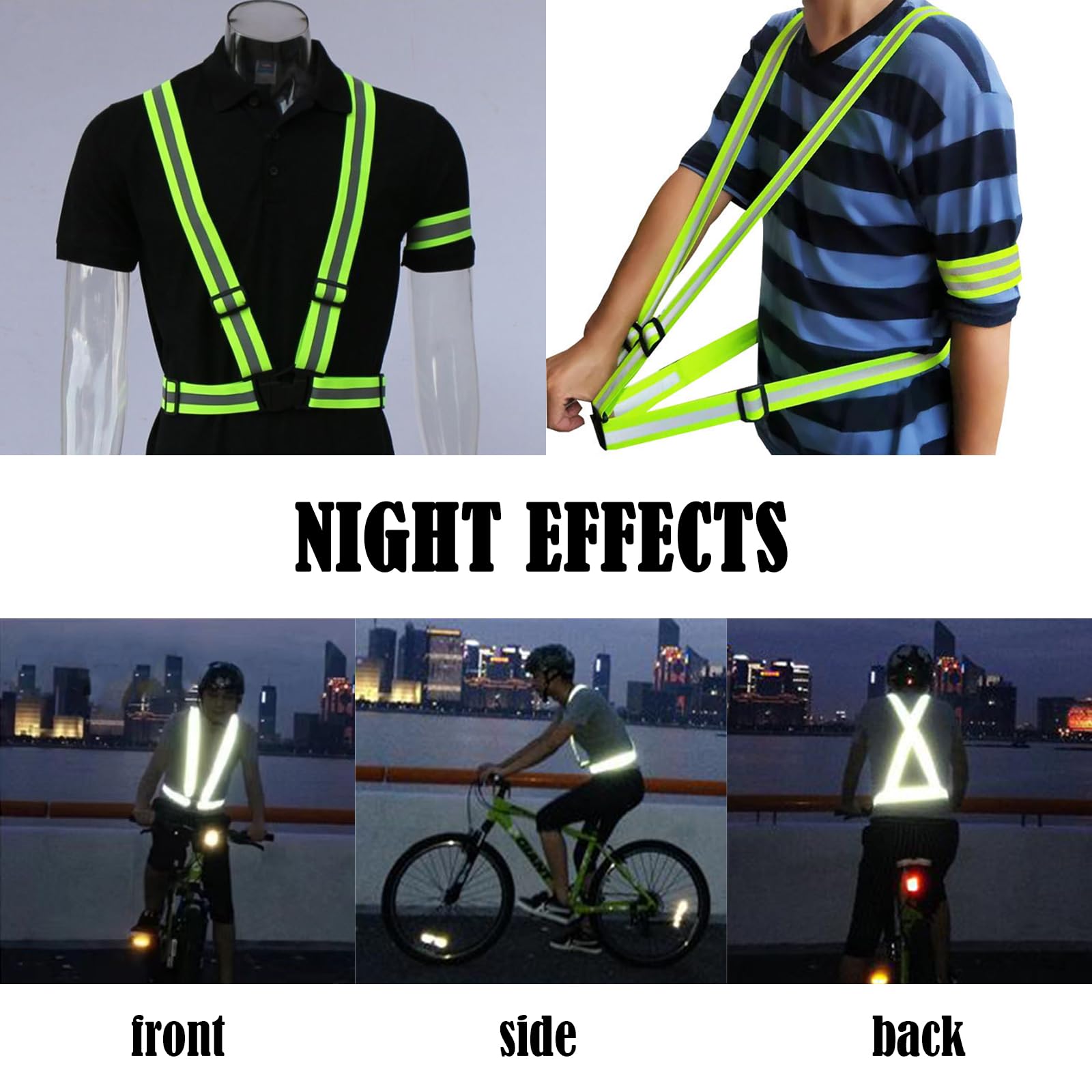 Brassard Réfléchissant De Sécurité, Sport, Plein Air, Course à, Brassard Velo