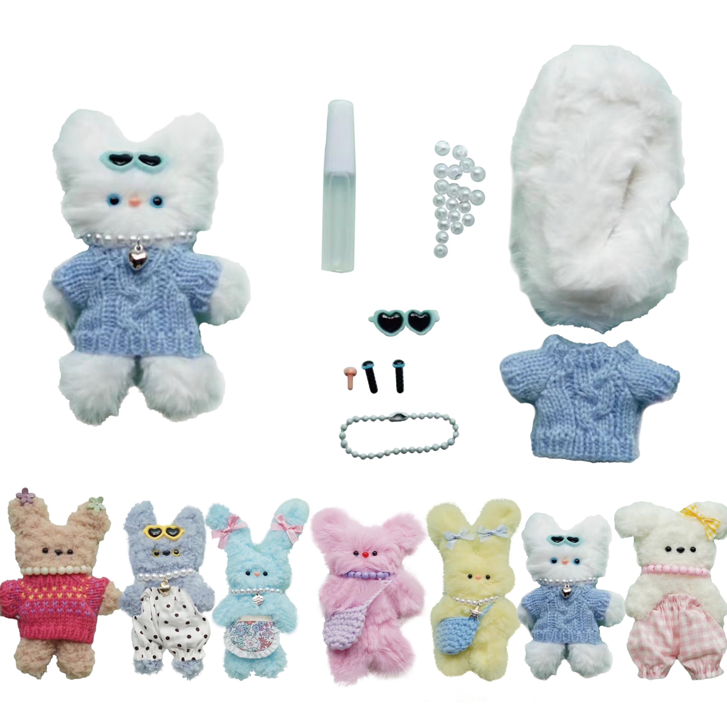 Amazon.co.jp: XAEIOCIF手芸キットです【犬・猫・兎・熊】DIYキット