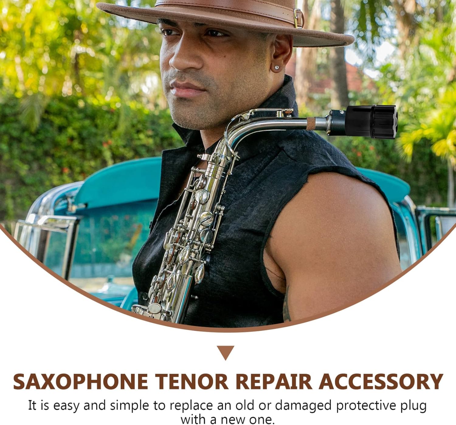 Musical Instruments 20 Pcs Alto Saxophone saxophone end cap alto sax end plug Plastic Accessories