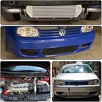Vista 9 de Kit de Intercooler de Montaje Delantero Kit de Tubo Kit de Brida Sensor Para VW Jetta Golf GTI GL GLI GLS MK4 1.8T 1998-2005 Tornillo