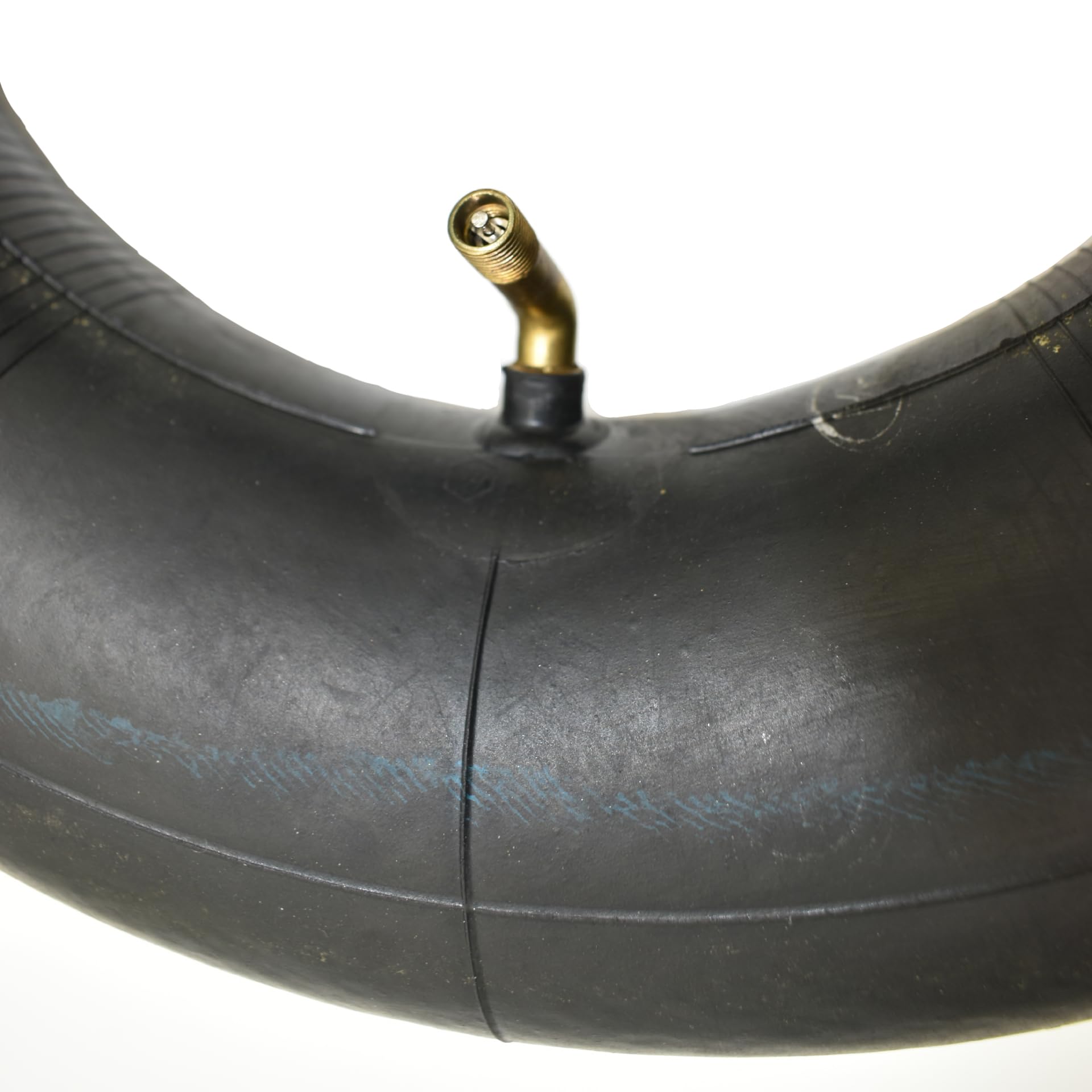 QsEzDo 3.50-8" Heavy Duty Replacement Inner Tube for Dual-Wheel Home Utility Yard Wheelbarrow Garden Cart, 1 Pack, with TR87 Bent Metal Valve Stem (1, 3.50-8) — view 4