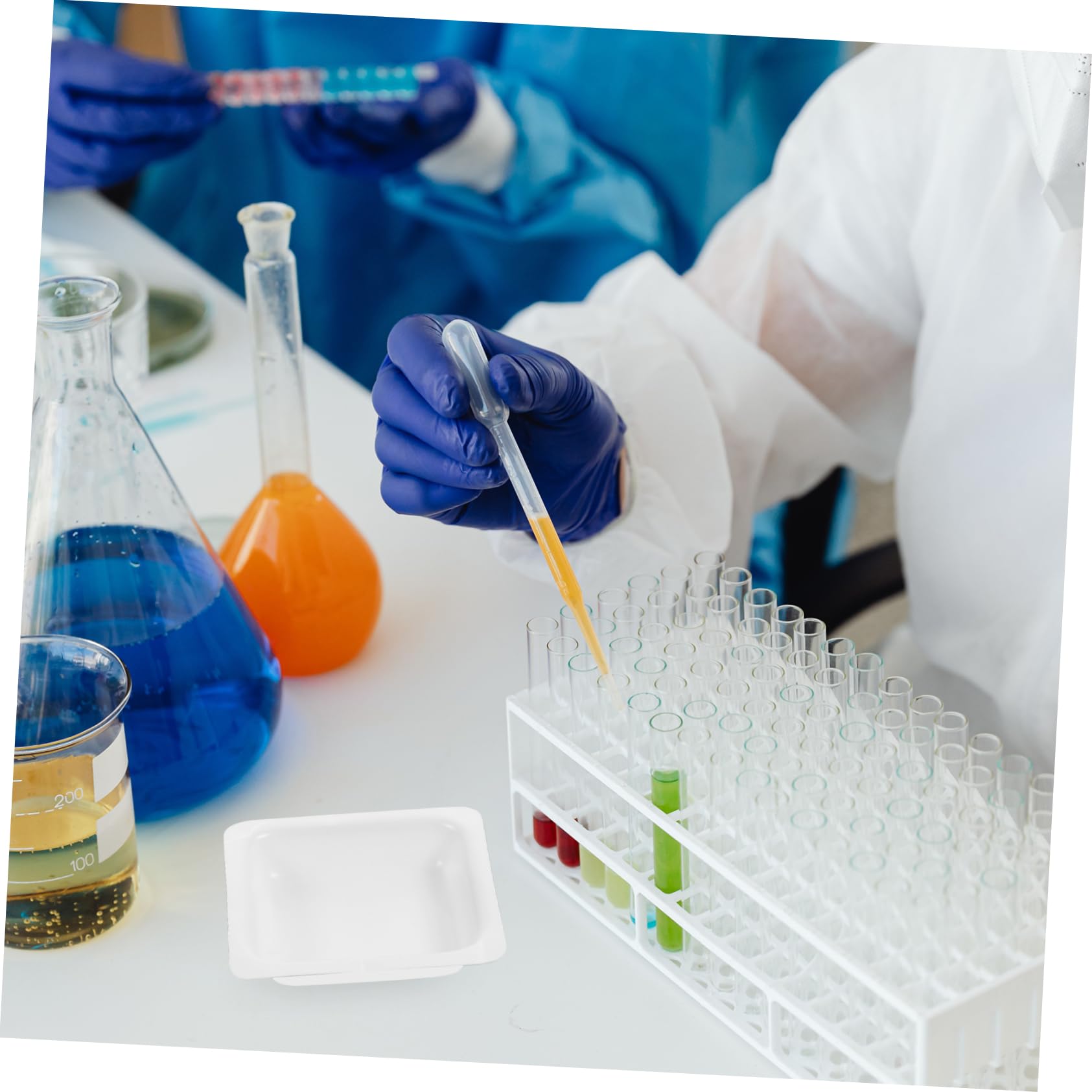 iplusmile 400pezzi Vassoi Pesatura Resistente Per Laboratorio Per Misurazioni Di Polveri Facili Da Pulire e Pratici Da Utilizzare