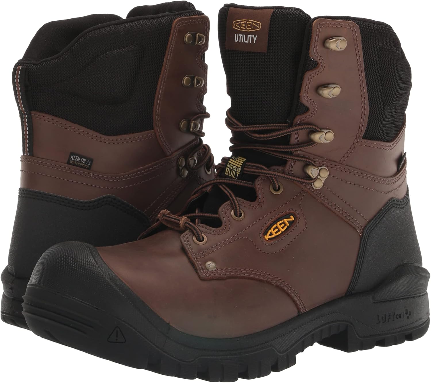 KEEN Utility Men's Independence 8” Composite Toe Waterproof 600G Insulated Work Boots - Image 7