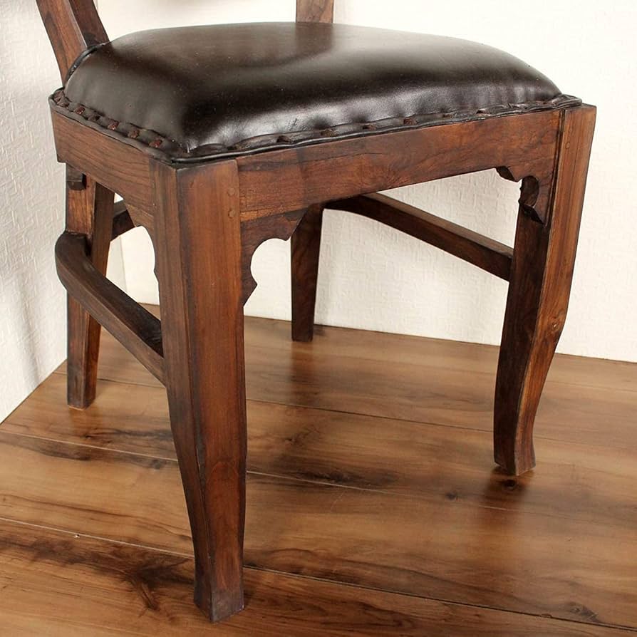 チーク✕本革張り　アジアンチェア 楽天市場】アジアン家具 レザー チーク無垢材 アーム付き