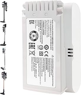 4000mAh for Samsung Battery Jet Jet70/+ 60 65 70 75 90 Series Cordless Stick Vacuum Cleaner Battery, Replacement for VCA-SBT90EB VCA-SBTA60 VCA-SBT90 02886, White