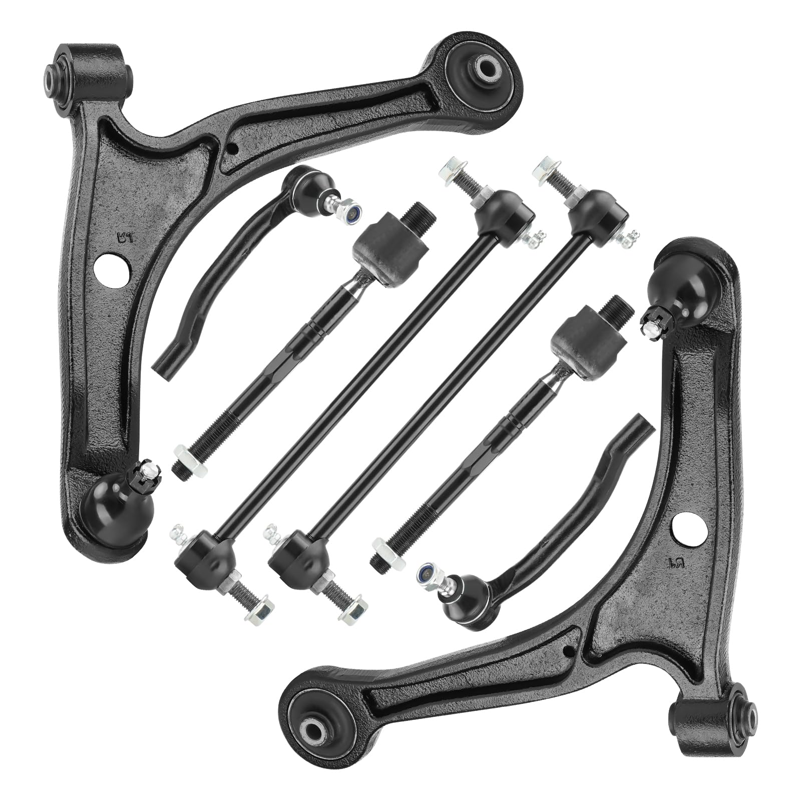Amazon.com: Front Lower Control Arms Suspension Kits Ball Joint