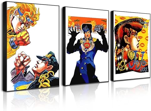 Amazon Co Jp Jojo黄金の風ジョジョの奇妙な冒険 数字映画ポスターウォールアートアニメインテリア壁掛けだなウォールアート壁飾り絵画モダンキャンバス装飾品絵画おしゃれな壁フレーム写真ポップ背景 少年よ イラストポスター ホーム キッチン