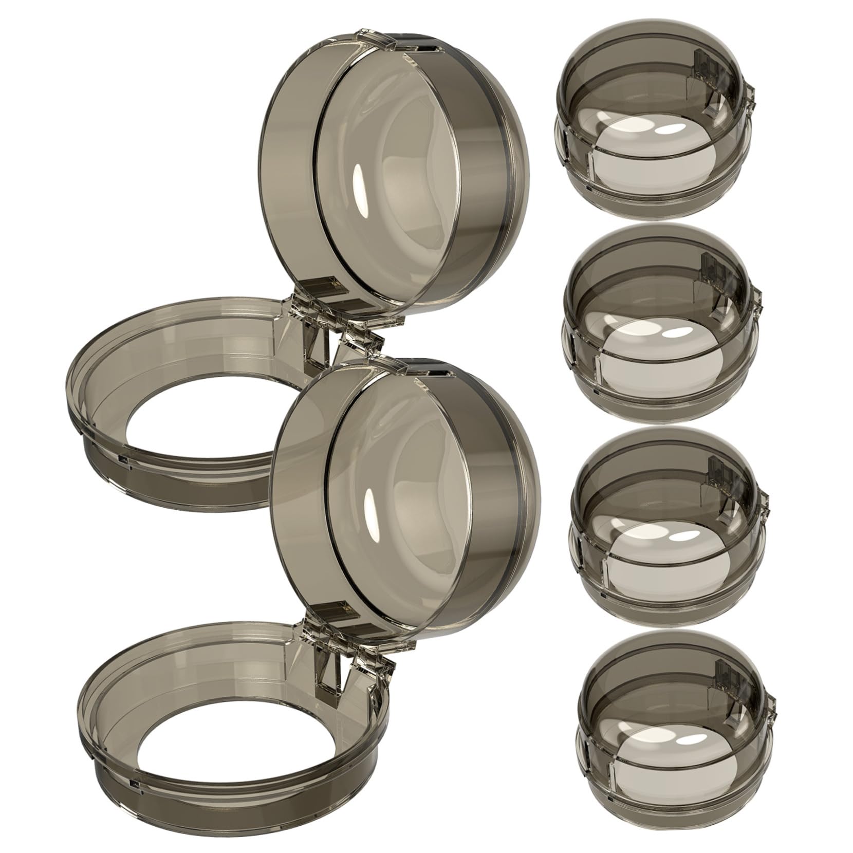 Toddmomy 6Pcs Safety Stove Knob Covers Proofing Safety Guard for Gas Ovens and Stoves Heat Resistant Protectors to Prevent Accidental Knob Manipulation