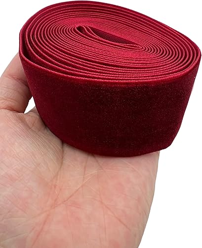 Miniatura 6 de PEPPERLONELY Cinta de terciopelo de una sola cara de 1.496 in (1.5 pulgadas), verde azulado