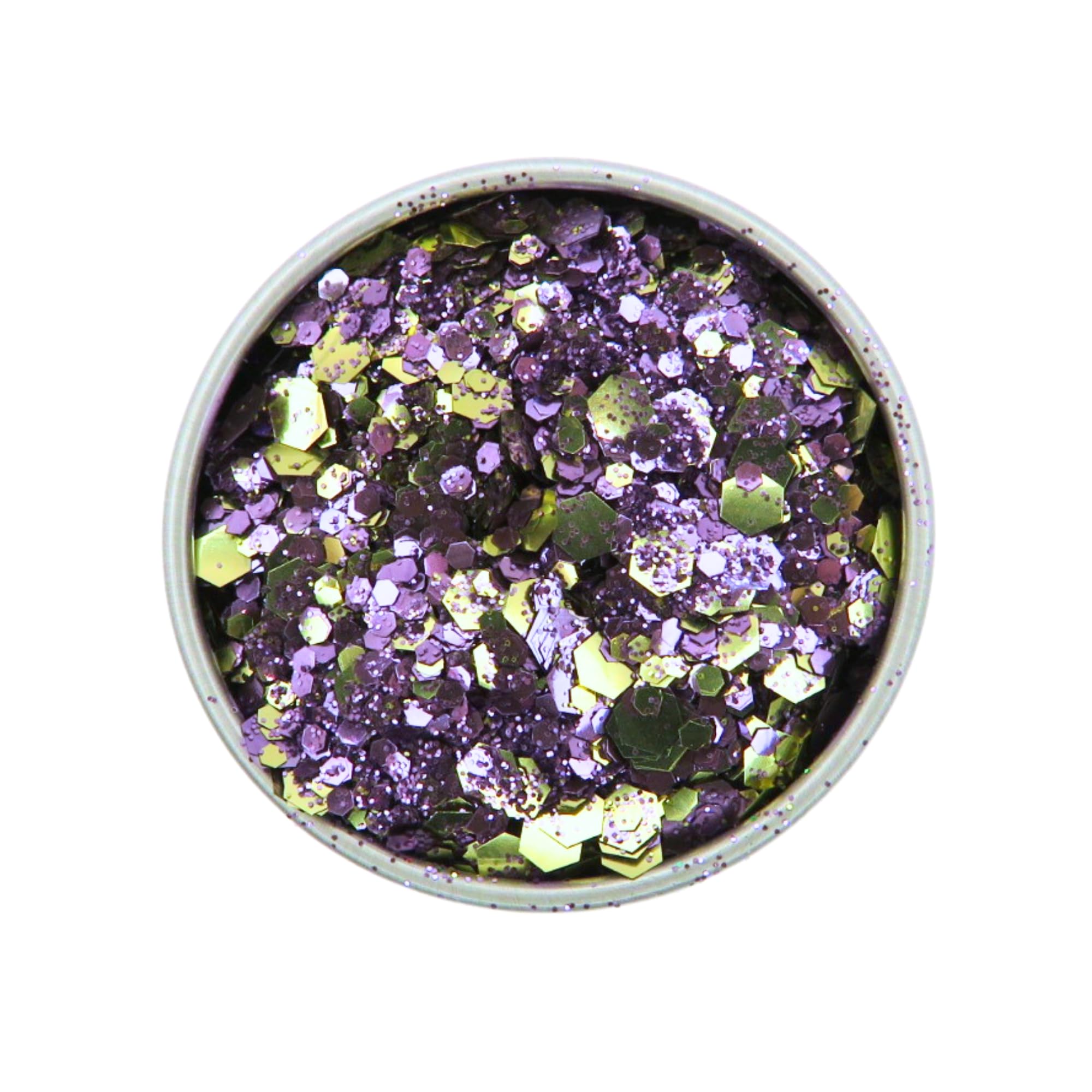 Luminosity Glitter Purple and Gold Eco Glitter Blend, Biodegradable Glitter for Face Body, Hair, Nail Art