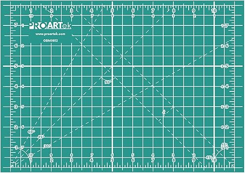 Proartek Drafting PK00009 Modelo GBM3042 Series - Alfombrilla de corte profesional de 30 x 42 pulgadas doble cara verdenegro autorreparable para