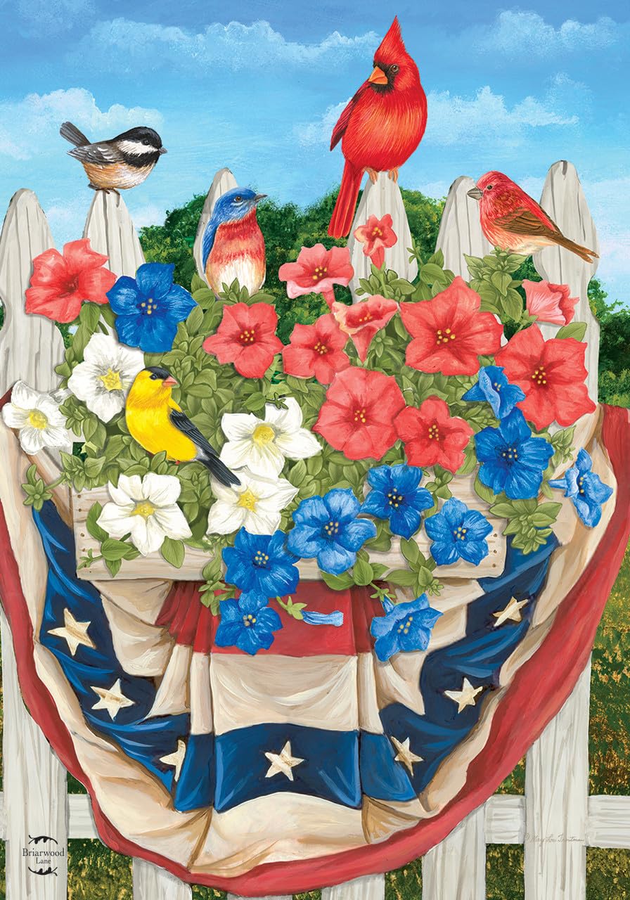 Amazon.com : Briarwood Lane American Birds Spring House Flag