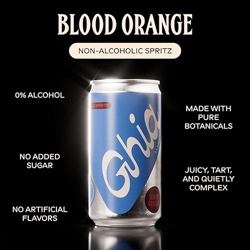 Miniatura 3 de Ghia Sin alcohol, Le Spritz OG Spritz + variedad de lima y sal (paquete de 4) - latas de 8 onzas líquidas  Apéritif botánico inspirado en el