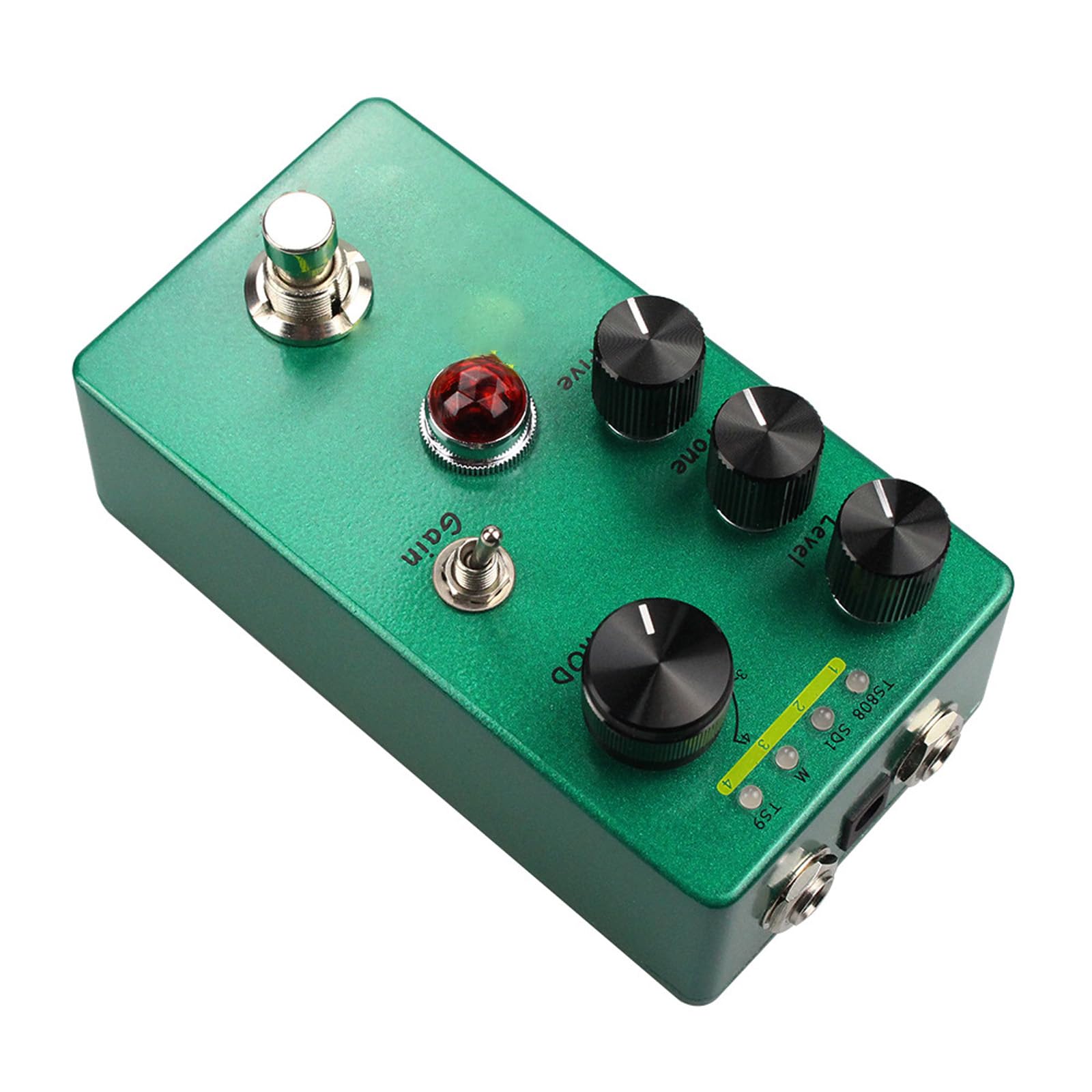 Pedale Effetti per Chitarra Professionale Pedale Effetti distorsione True Bypass Accessori per Chitarra Full Metal Shell Controller azionamento